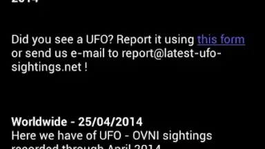 Latest UFO Sightings скриншот 5