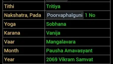 Hindu Calendar скриншот 9