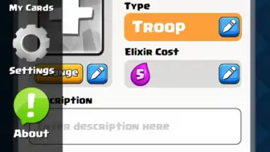 Card Creator for Clash Royale скриншот 4