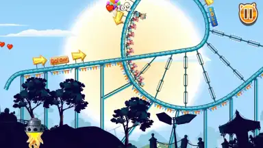 Nutty Fluffies Rollercoaster скриншот 2