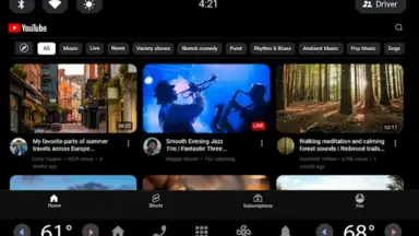 YouTube (Android Auto) скриншот 8