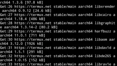 Termux скриншот 1