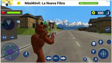 Bear Rope Hero Vice Town скриншот 9