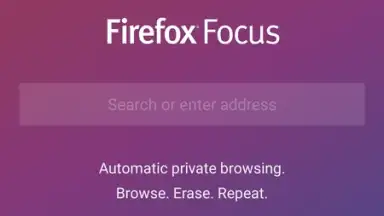 Firefox Focus скриншот 1