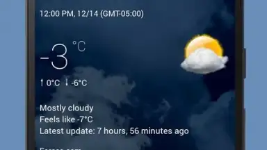 Transparent Clock Weather Cisco скриншот 8