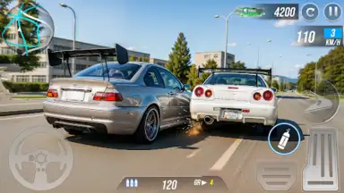 Car Driving City Drifting Game скриншот 1