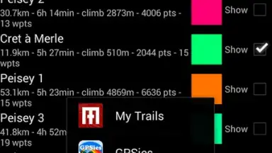 MyTrails скриншот 9