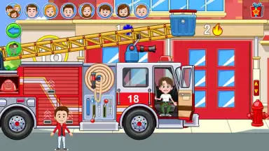 My Town : Firestation Free скриншот 8