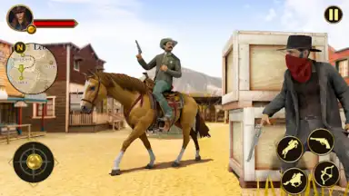 West Cowboy Games Horse Riding скриншот 6