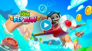 Talking Tom Fly Run скриншот 1