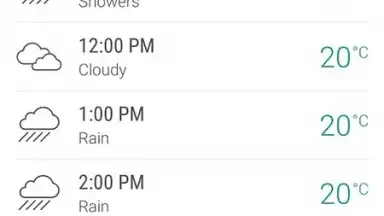 HTC Weather скриншот 2