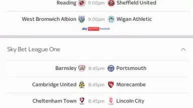 Sky Sports скриншот 12