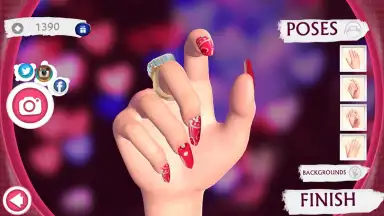 Cute Nail Art Designs Game 3D скриншот 4