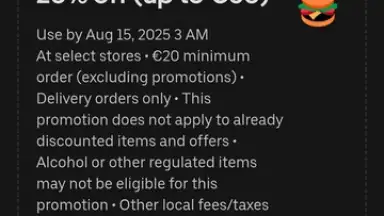 Uber Eats скриншот 10
