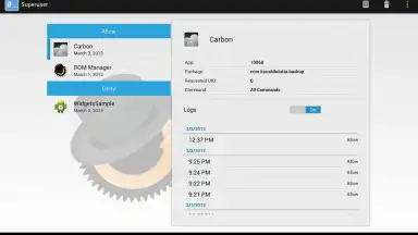 Superuser (for Android 4) скриншот 6