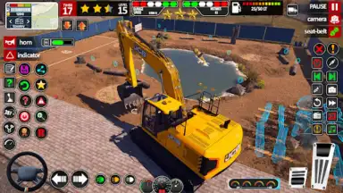 JCB Game Snow Excavator Games скриншот 4
