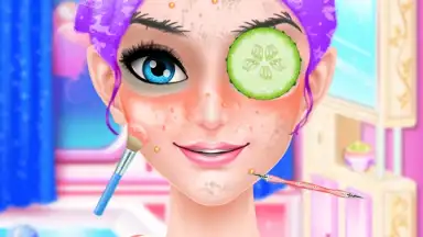 Royal Princess Makeup Salon скриншот 1