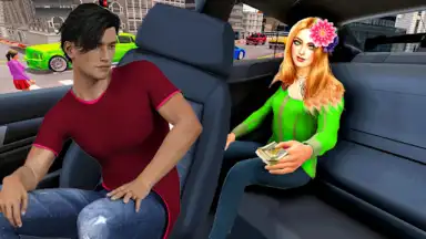 Taxi Games Driving Car Game 3D скриншот 3