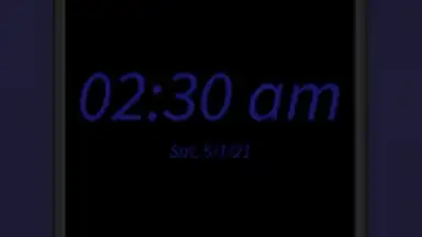 Night Clock (Digital Clock) скриншот 2