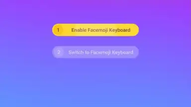 Facemoji Keyboard скриншот 1