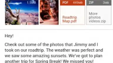 Yahoo Mail скриншот 2