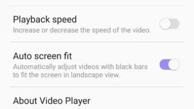 Samsung Video Player скриншот 1
