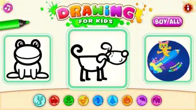 Drawing for Kids! Coloring Children Games Toddlers скриншот 1