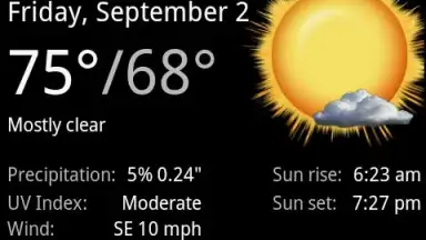 Palmary Weather скриншот 4