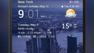 Transparent Clock Weather Cisco скриншот 9