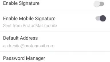 Proton Mail скриншот 7