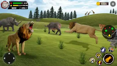 Lion Simulator Animal Games 3d скриншот 2