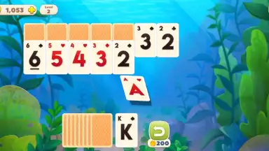 Undersea Solitaire Tripeaks скриншот 5