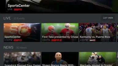 WatchESPN скриншот 9