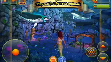 Cute Mermaid Simulator 3D скриншот 13
