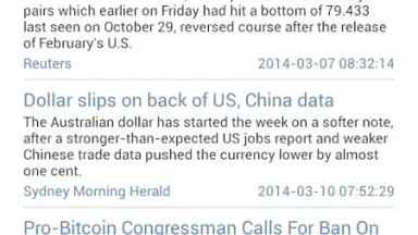 Currency Exchange Rates скриншот 6