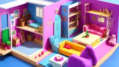 Doll House Design: Girl Games скриншот 2