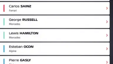 Official F1 ® App скриншот 19