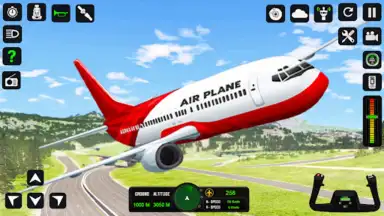 Airplane Simulator Flight Game скриншот 3