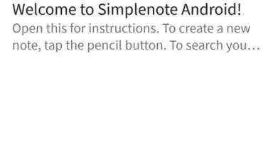 Simplenote скриншот 1