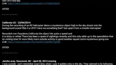 Latest UFO Sightings скриншот 3
