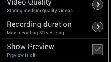 Secret Video Recorder (Android 1X) скриншот 3