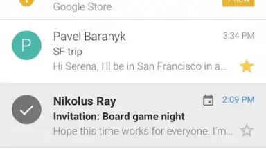 Gmail GO скриншот 2
