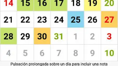 Calendario Laboral Argentina скриншот 3