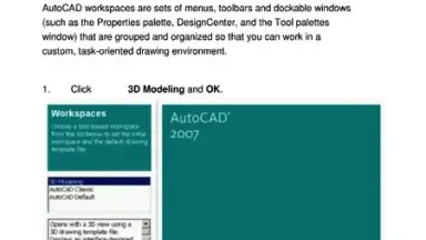 Autocad 2007 3D Tutorial скриншот 5