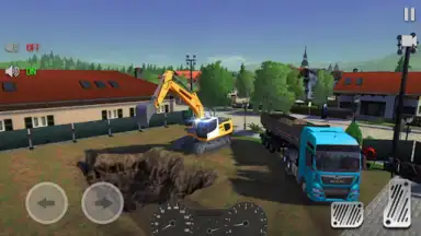 Truck Car Transport Trailer Games скриншот 3