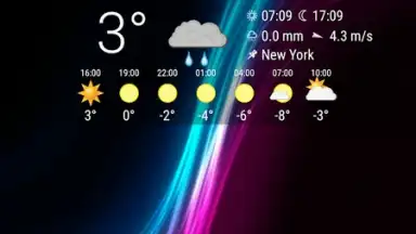 Simple Time & Weather Widget скриншот 4