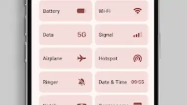 iOS 17 Status Bar скриншот 2