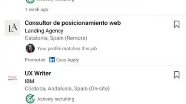 LinkedIn скриншот 1