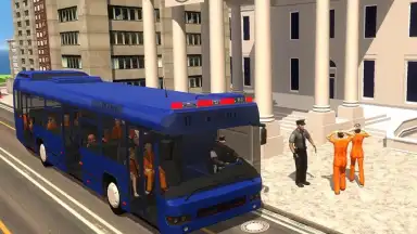 Police Bus Prisoner Transport скриншот 7
