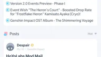 HoYoLAB скриншот 7